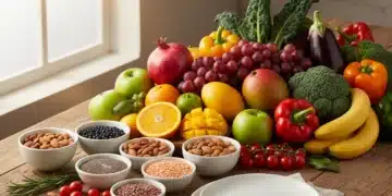 Mastering Plant-Based Eating 2026: 10 Simple Swaps for a Healthier You Colorful array of fresh fruits, vegetables, nuts, and seeds for plant-based eating.