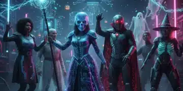 Futuristic AI-inspired Halloween costumes for 2026 celebration