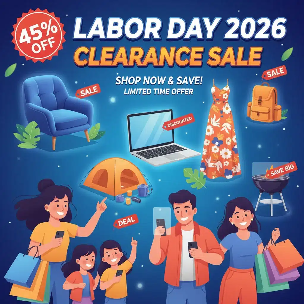 Labor Day 2026: Score 45% Off at These 4 End-of-Summer Clearance Events